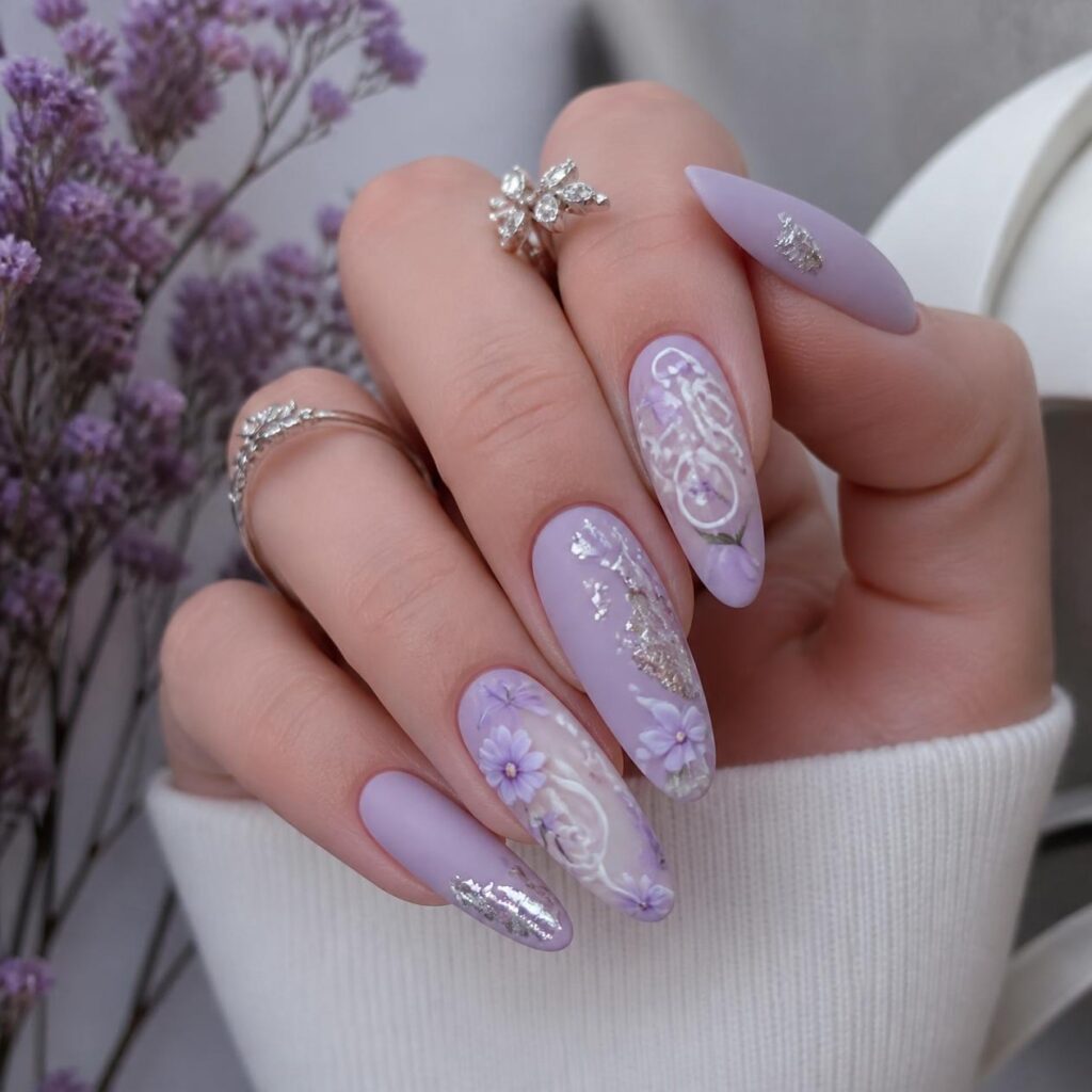 Lavender Nails
