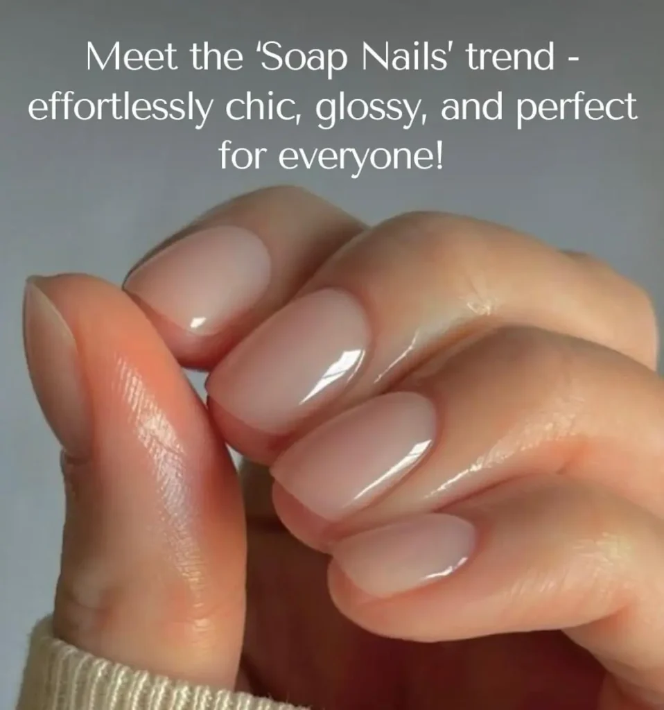 trending soap nail look