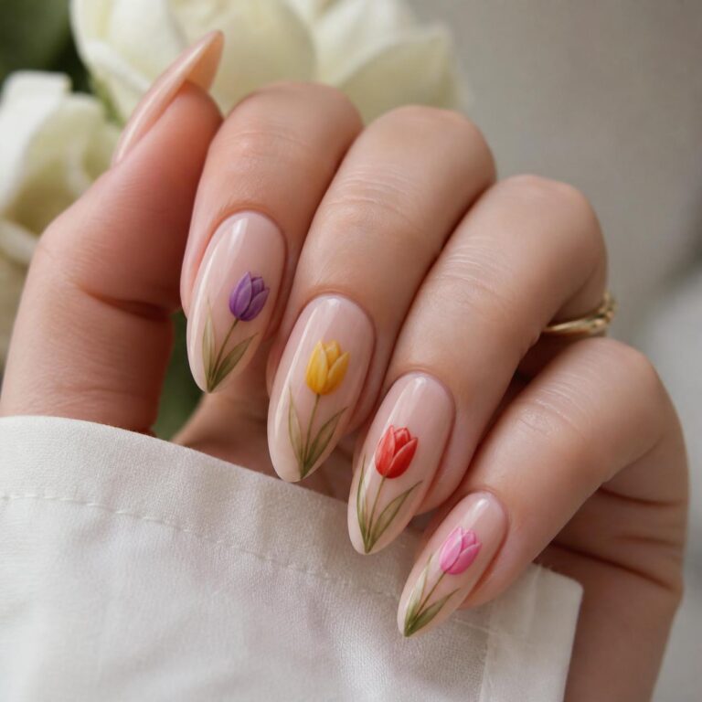 Tulip Nail Art