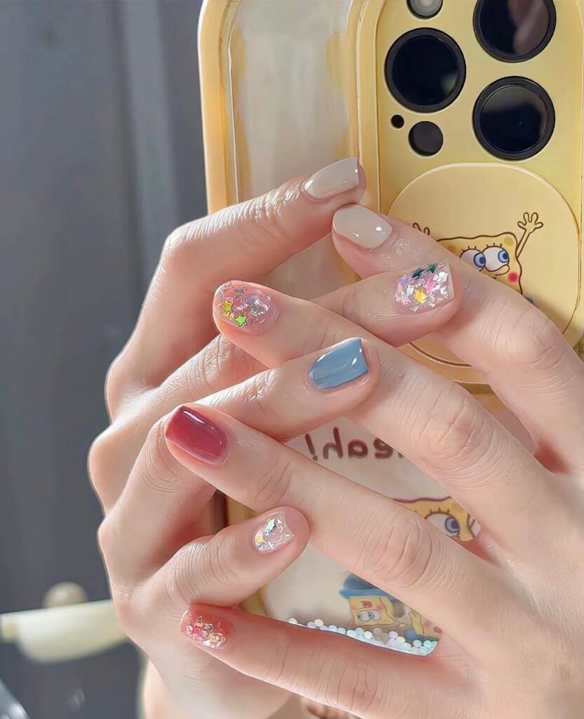 summer square nails