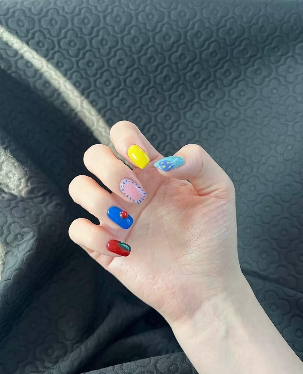 short square nail idea