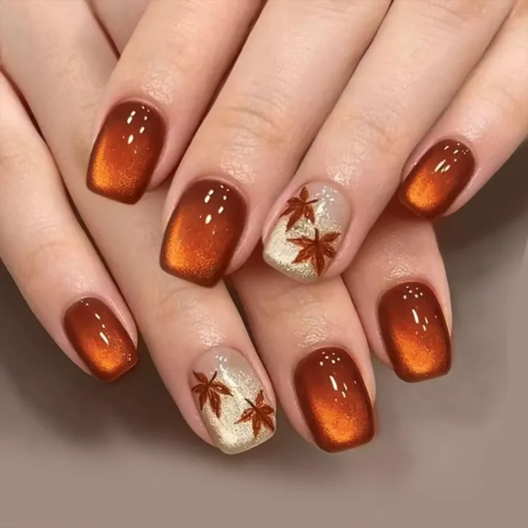 Coffee Brown Nail Ideas for Cozy Autumn Style