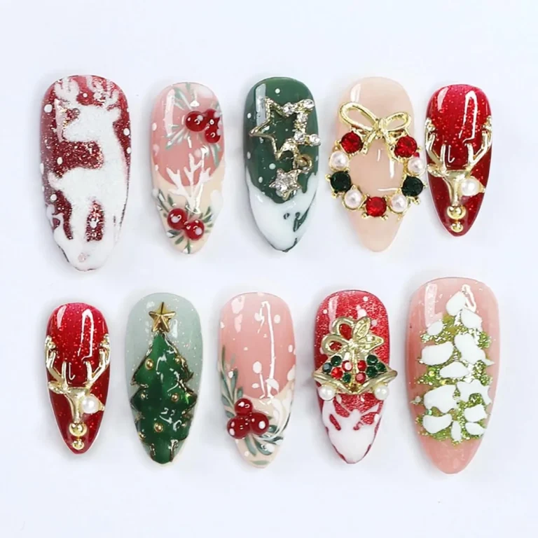 Short Almond Nails: Gorgeous Holiday Styles to Shop Now