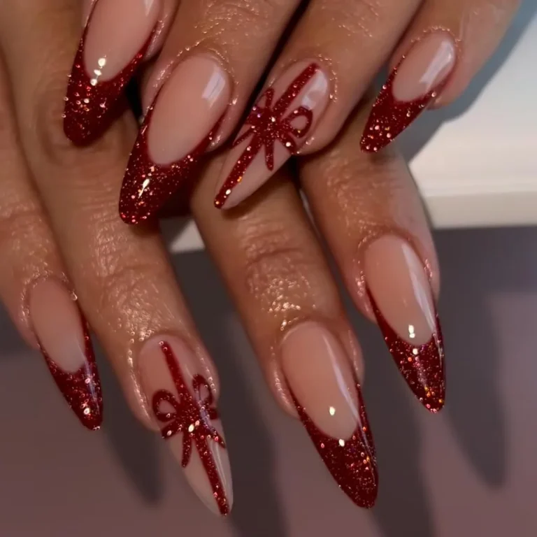 Gift Bow Nail Art: 5 Stunning Festive Holiday Ideas