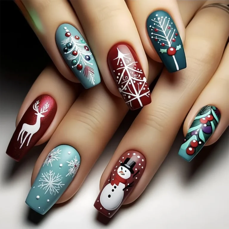 Christmas Gel Nail Polish Set: Stunning Holiday Designs