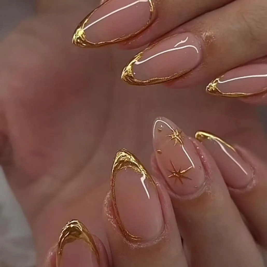French Tip Press Nails - image 2