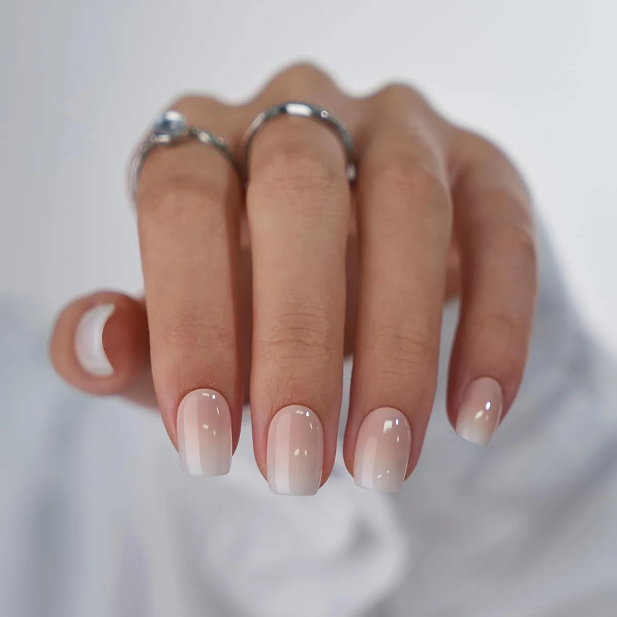 french tip nails - image 2