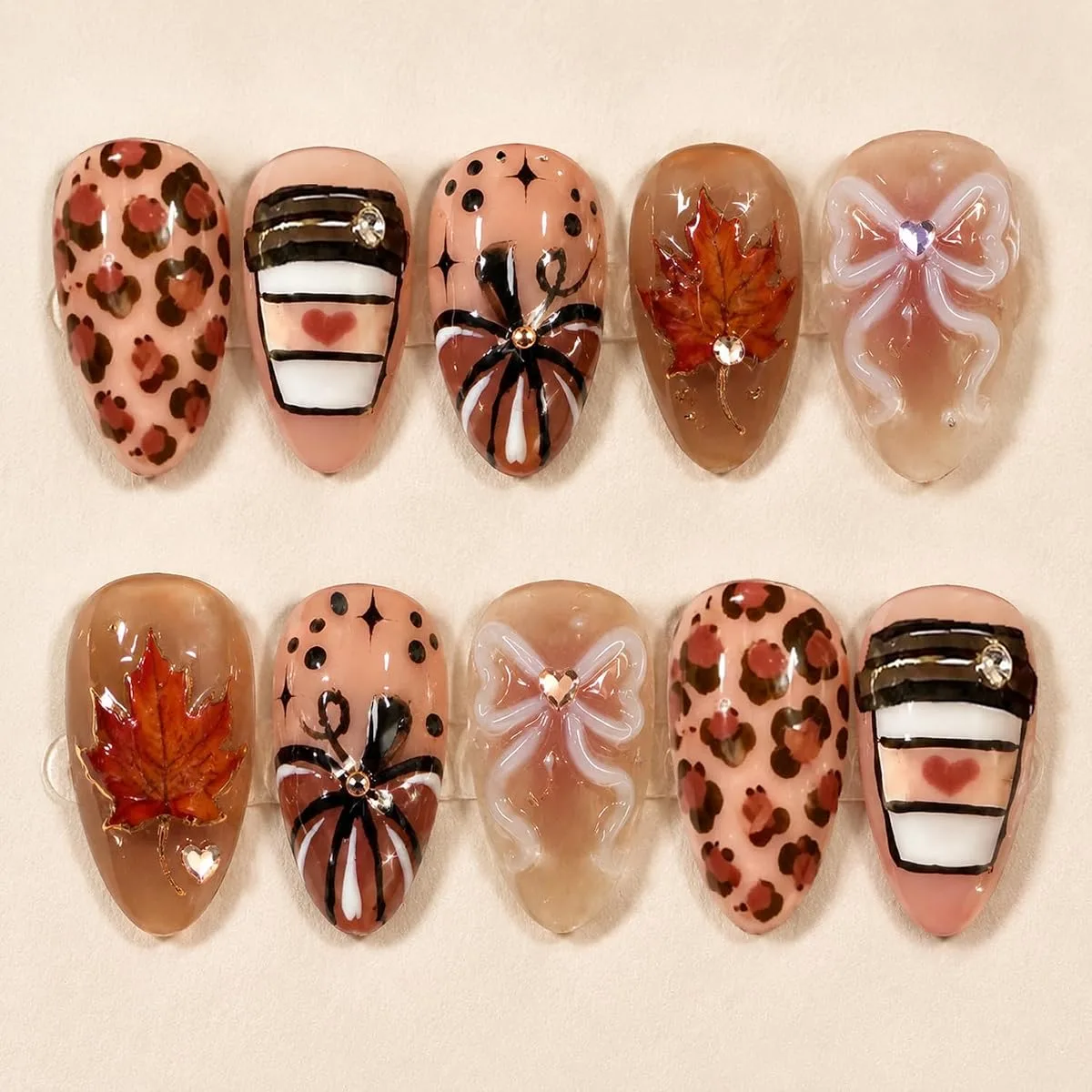 brown leopard print - image 2