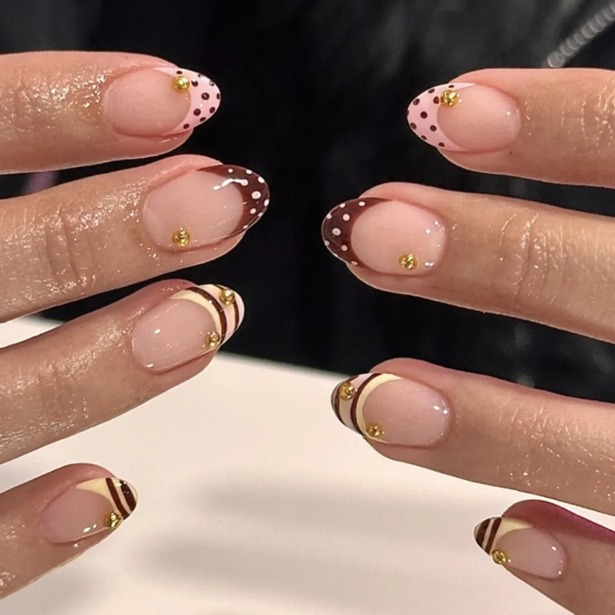 french tip nails - image 3