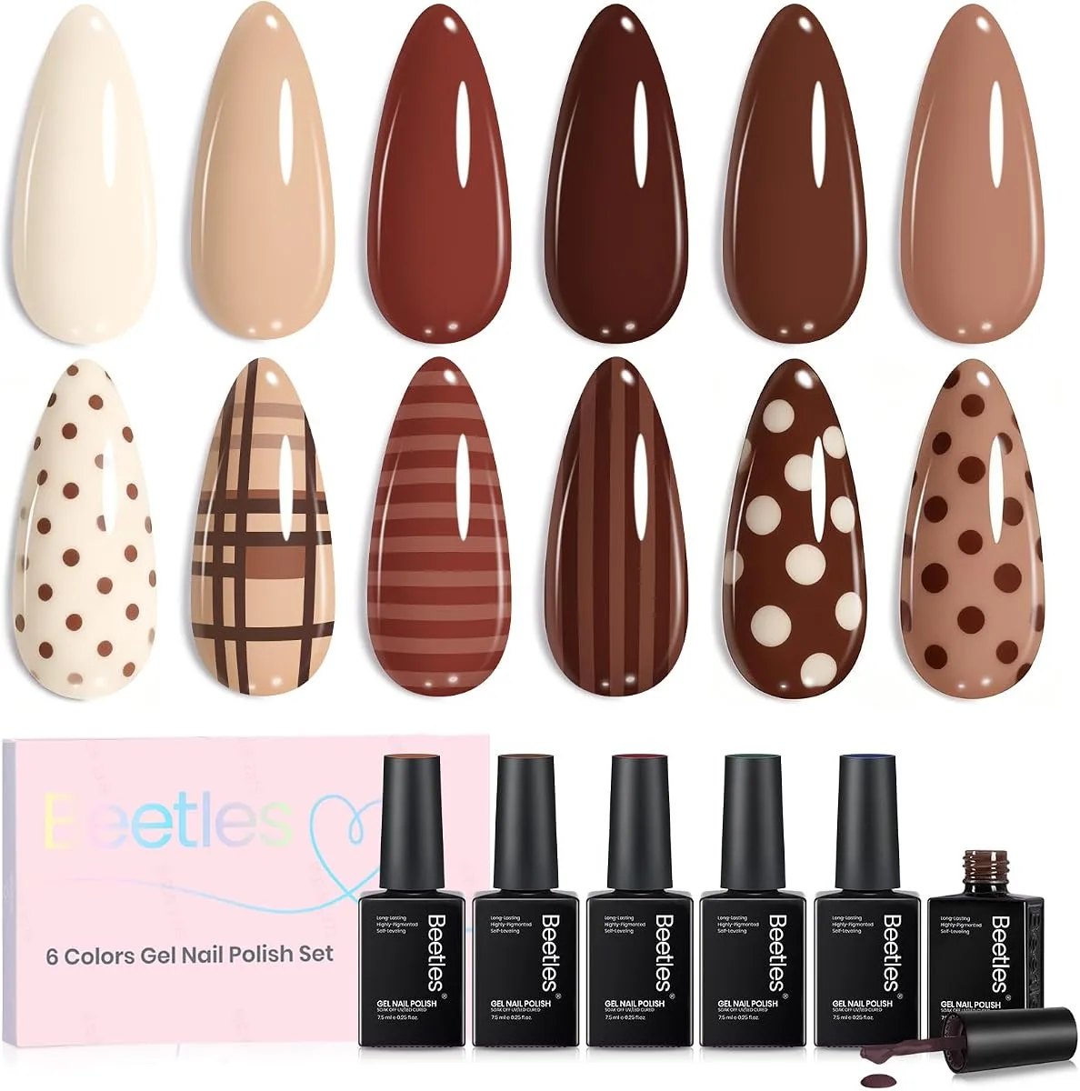 neutral brown gel polish - image 3