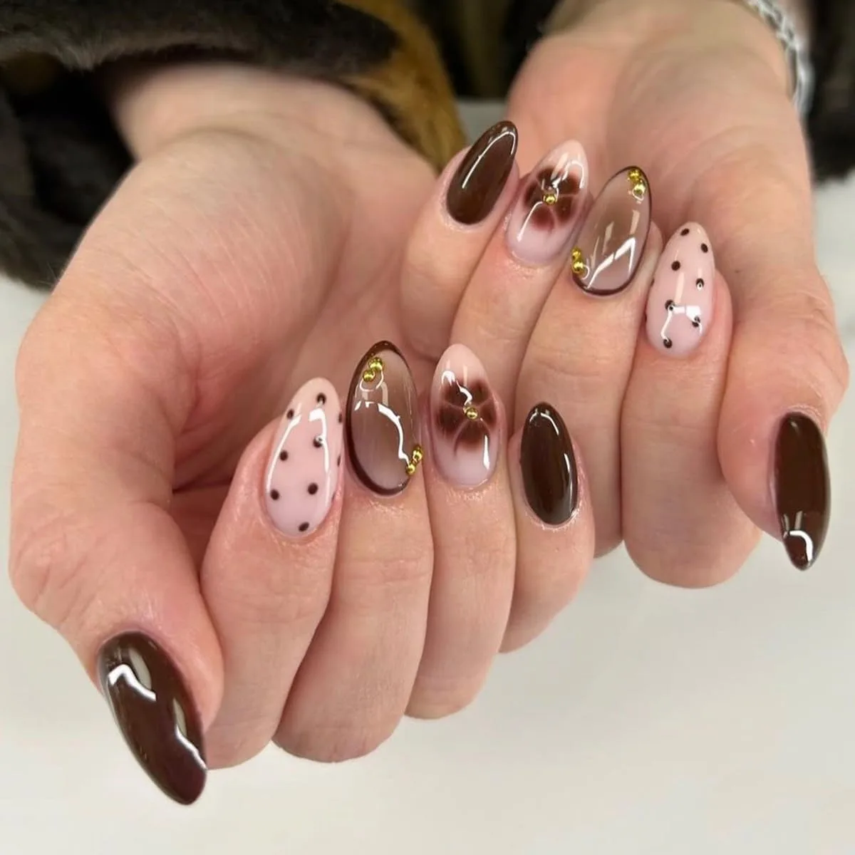 french tip false nails - image 3