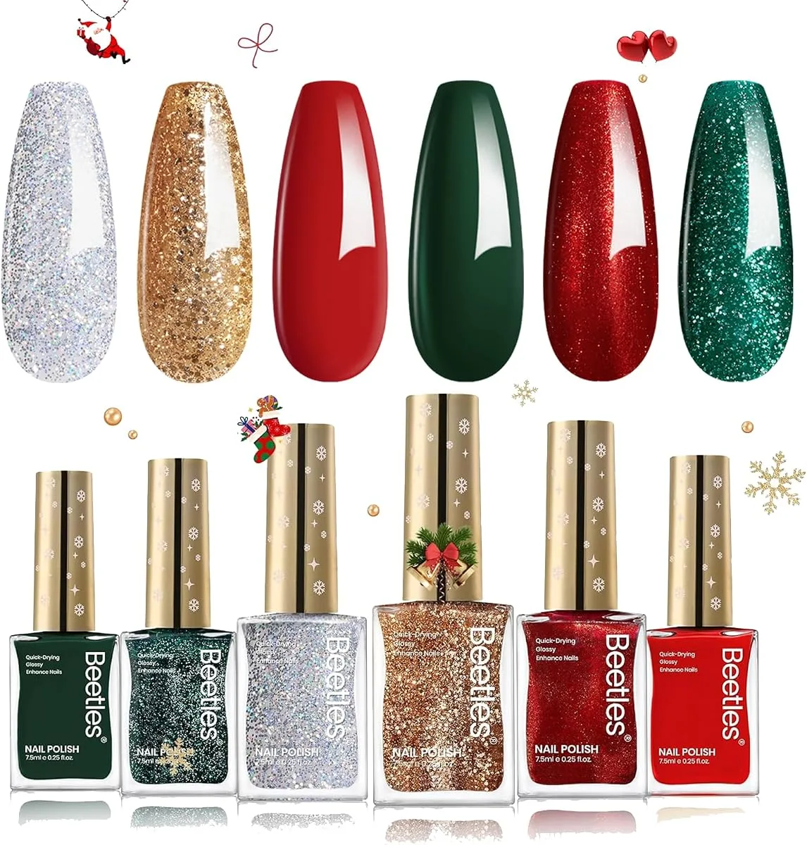 Christmas gel nail polish set - image 3
