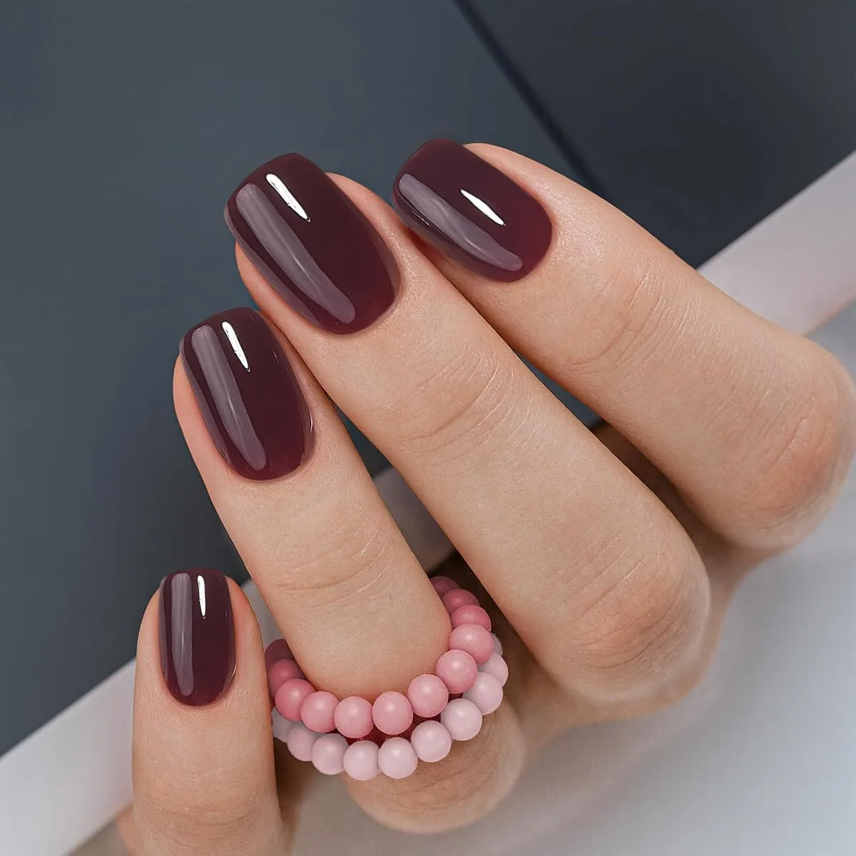 french tip false nails - image 4