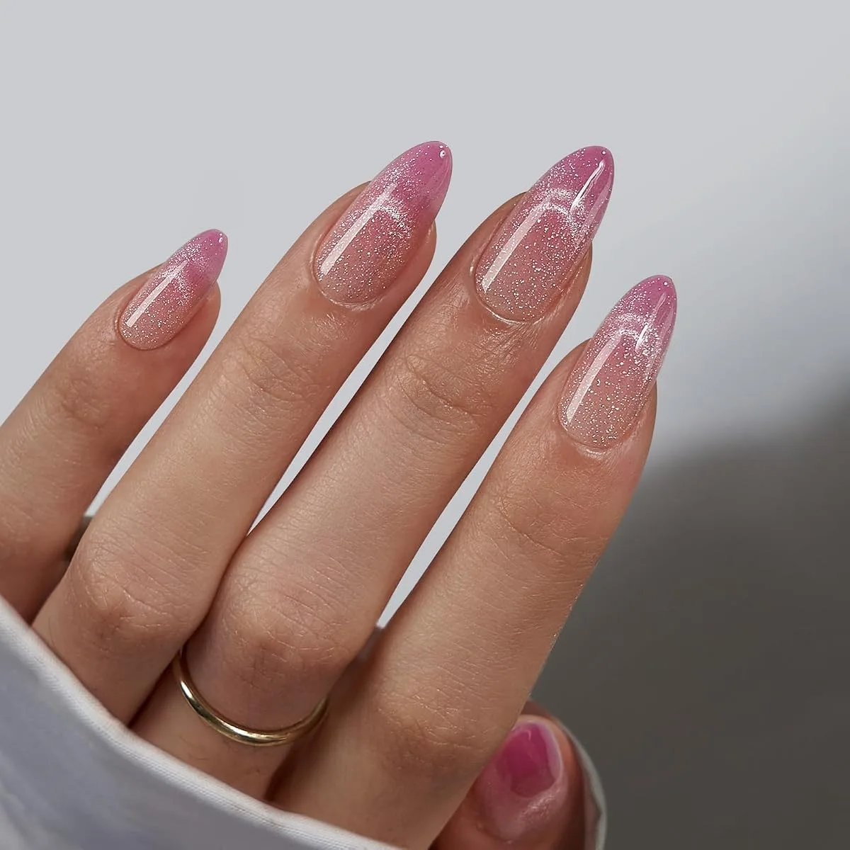 Almond Press On Nails - image 5