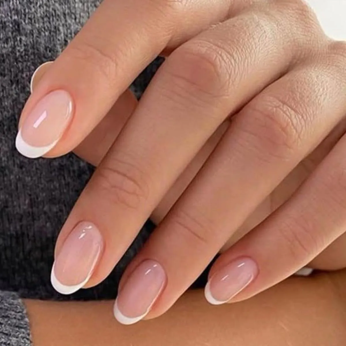 French Tip Press On Nails - image 5